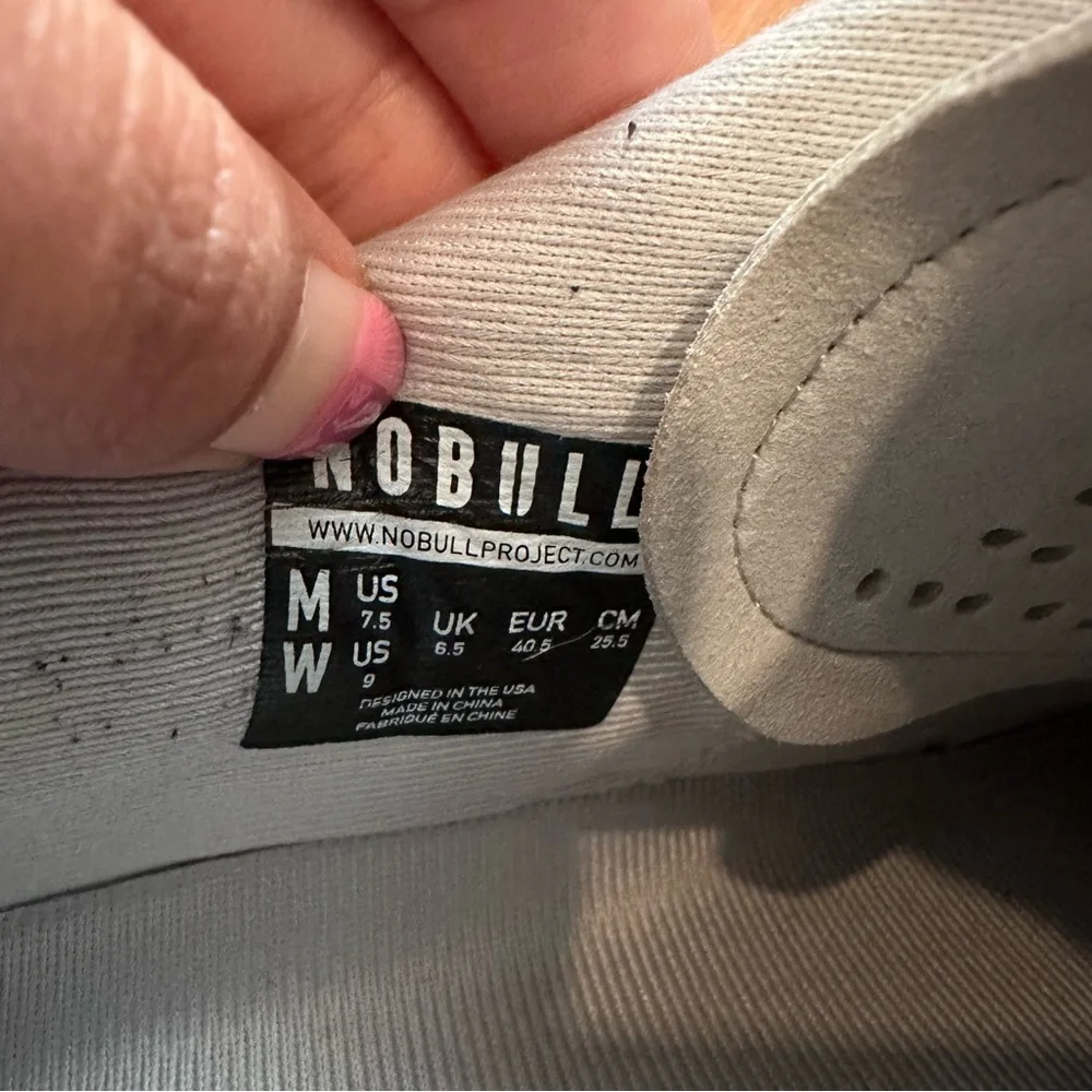 *SOLD* NOBULL Women’s Arctic Grey Trainer Lace Up Shoes Size W9 M7.5 - Picture 9 of 14